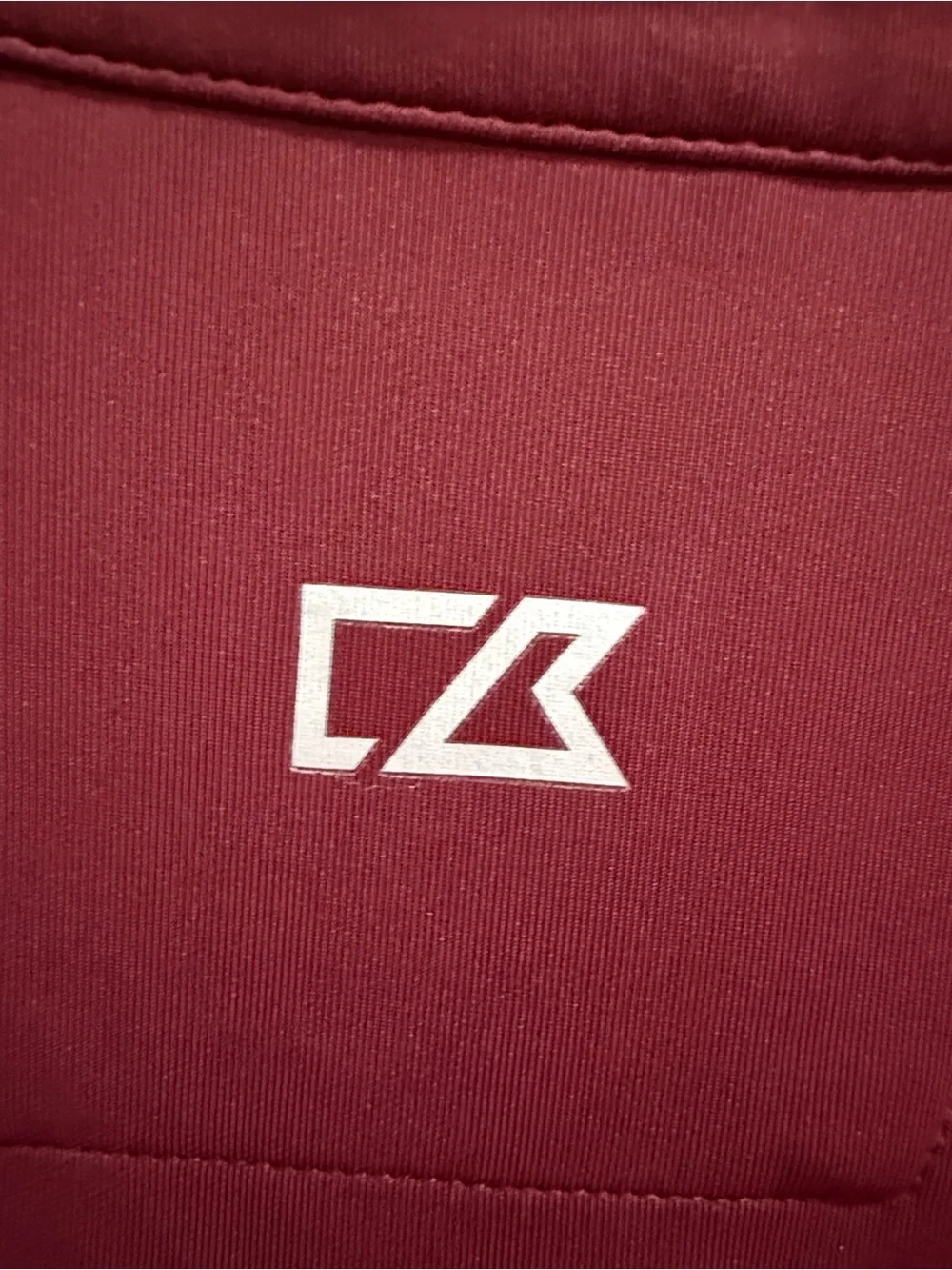 Cutter & Buck Traverse Washington Maroon Smooth Stretch 1/4-Zip Pullover Sz XXL